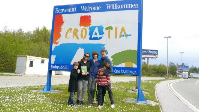 Family sign Croatia